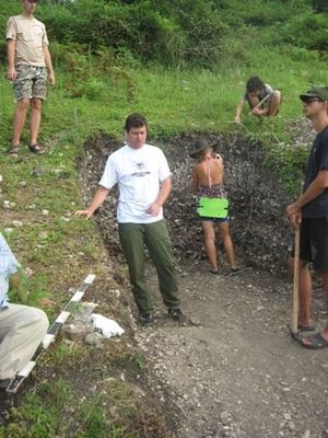Собственно, раскоп. © Фото В. Медянниковой